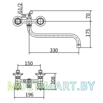 Смеситель Plstart PL2209 картинка 2